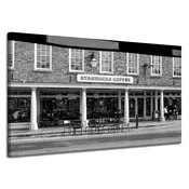 shumee Platneni tisk Starbucks Architecture 120x70 cm