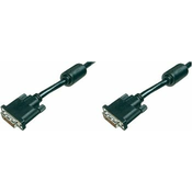 DVI prikljucni kabel [1x DVI-utikac 24+1-pol.  1x DVI-utikac 24+1-pol.] 0.50m, crn