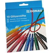 Bleščeči markerji Donau, komplet 10 barv