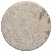 Stolna ploca siva O 50 x 2,5 cm mramorna