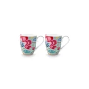Pip Studio komplet lončkov iz porcelana 450 ml