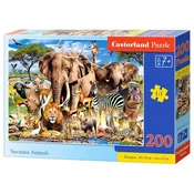 Castorland Puzzle Safari 200 kosov
