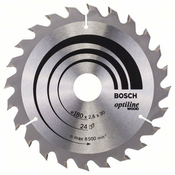 BOSCH List kružne testere Optiline Wood 180 x 30;20 x 2.6 mm. 24