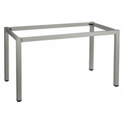 STEMA Kovinski okvir mize NY-A057/K. Ima kvadratno nogo velikosti 5x5 cm. Dimenzije 176x76 cm. Siva.
