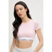 Calvin Klein Underwear Majica LV00QF8495 Roza Slim Fit