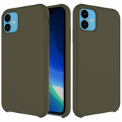 NEXT ONE silikonska maska for iPhone 11 - Olive Green