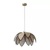 Osram - Lestenec na kablu DECOR RATTAN 1xE27/15W/230V premer 48 cm bež/črna