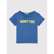 United Colors Of Benetton Majica 3I1XG102N Modra Regular Fit