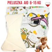 shumee Večnamenski žep za plenice iz mikroflisa BIKES NappiMe