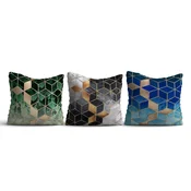 Aberto Design Set 3 jastuka 43x43cm Šareni