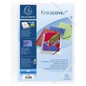Exacompta Kotna mapa EXACOMPTA Kreacover, DIN A4, PP, bela, (21651460)