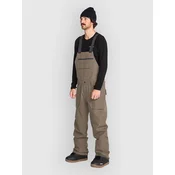 Volcom Roan Overall moške smučarske/snowboard hlače z naramnicami teak