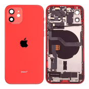Apple iPhone 12 - zadnje ohišje z majhnimi deli (rdeča)