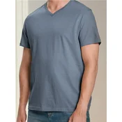 Sinsay - Basic majica sa V-izrezom - grey blue