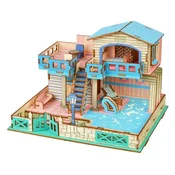 3d drvena eko slagalica - VILA FANTASTIC