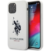 US Polo USHCP12MSLHRWH iPhone 12/12 Pro 6,1 biely/white Silicone Collection (USP000068)