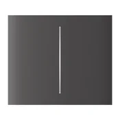 Ajax Systems 83446.140.GR AJAX CenterButton 2-gang vertikalna siva centralna tipka