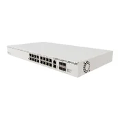 Mikrotik CRS320-8P-8B-4S+R PoE Switch 17xGigabit LAN, PoE port 16, PoE razred PoE++, SFP port 4, Rack, Kovinsko ohišje, Moč 600W
