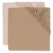 Jollein rjuha 2/1 jersey 60x120cm wild rose/biscuit 2511-507-68080
