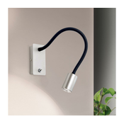 ORION LED zidna svjetiljka Kurt mat nikal sa fleksibilnom rukom - spavaca soba - Moderan - satenski nikal, crna - Metal