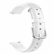 BStrap Leather Lux pašček za Garmin Venu 2 Plus, white