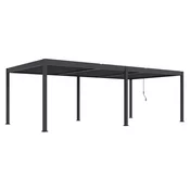 Rojaplast Bioklimatska pergola INTRO DUO 8x4 m, aluminij - samostoječa, tri-conska - Z MONTAŽO