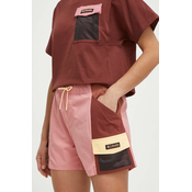 Kratke hlače Columbia Painted Peak ženske, roza barva, 2076071