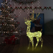 Akrilni božicni ukrasni sob 140 LED lampica 120 cm tople bijele