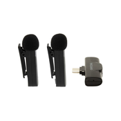 PATONA - SET 2x Brezžični mikrofon s sponko za pametne telefone USB-C 5V
