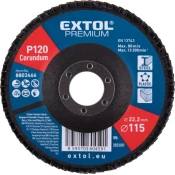 EXTOL Lamelni disk, kosi korund, promjer 115 mm, P120 8803466