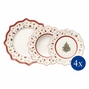 Komplet 12 porcelanastih božičnih krožnikov Toy´s Delight Villeroy&Boch