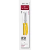 Victorinox nož 6.7838.2C1, set 2v1 za paradižnik, nazobčan, 11 cm, rumena