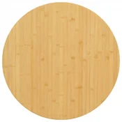 Vidaxl Mizna plošča O60x2,5 cm bambus