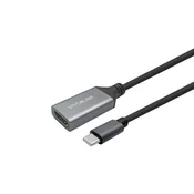 shumee Vivolink PROUSBCHDMIMF3 USB-C HDMI kabel 3 m črne barve