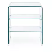 Steklena stranska mizica 40x50 cm Iride – Bizzotto