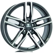 A17 5x112 et29 7.5x17 alutec ikenu siva spredaj polirana 66.6 ( audi. seat. škoda. vw )