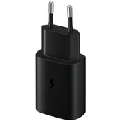 Originalen Samsung stenski polnilec z USB-C vhodom EP-TA800 25W - črn (bulk)