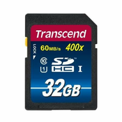 TRANSCEND SDHC kartica 32GB Premium, klasa 10 UHS-I, 300X