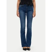 Vero Moda Jeans hlače Flash 10310511 Mornarsko modra Flared Fit