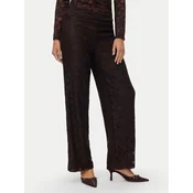 Vero Moda Hlače iz tkanine Neline 10335568 Rjava Regular Fit