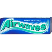 Airwaves žvakace gume – mentol i eukaliptus, 14 g