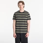 Majice Fred Perry Fine Stripe T-Shirt Green XL