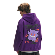 Cropp - Dukserica sa kapuljacom i printom Pokémon - grožde
