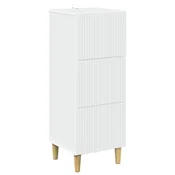Vidaxl Predalna omara Bela 33 x 34,5 x 90 cm Inženirski les