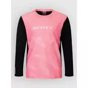 Scott Vertic Delta Kids Long Sleeve Tech Tee digital pink