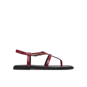 Tommy Hilfiger Sandali Th Buckle FW0FW09514 Rdeča