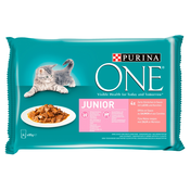 Purina ONE Junior mokra hrana za macke 12 x (4 x 85 g)