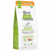 Brit Care Dog Sustainable Adult Medium Breed 12 + 2 kg