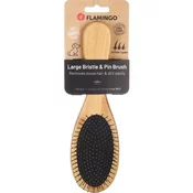 FAMINGO Dvostrana cetka od bambusa Babu - L - 24,5x7x5,8cm
