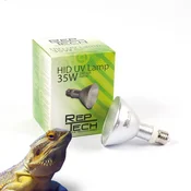 HID metahalogenska 35W UVA UVB grelna žarnica + UVI tester
